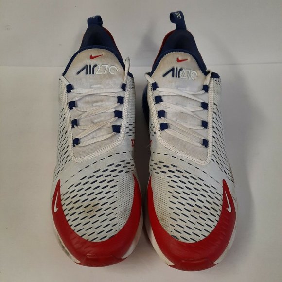 Nike Air Max 270 USA Mens Size 13 Running Shoes Sneakers Red White Blue Olympic main image 7